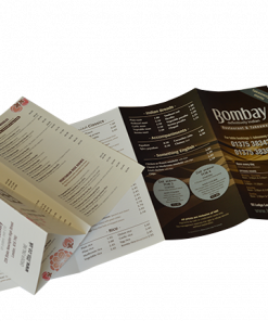 A4+ takeaway menu printing design
