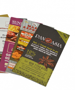 Takeaway menus leaflet printing