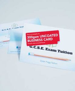 Uncoated Business card