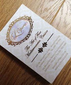 Gold Foiled business cards buy Klikprint